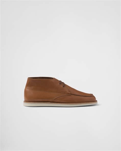 tacchi prada rosa|Caramel Nappa Leather Chukka Boots .